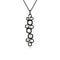 Dominique Cohen blackened sterling and diamond grande honeycomb pendant necklace<span class='visuallyhidden'>; shop help at 760-978-9297.</span>