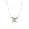 Dominique Cohen one of a kind australian opal, diamond, and orange sapphire pendant necklace in 18k gold<span class='visuallyhidden'>; shop help at 760-978-9297.</span>
