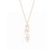 Dominique Cohen petite honeycomb north-south pendant necklace with diamond pave, in rose gold<span class='visuallyhidden'>; shop help at 760-978-9297.</span>