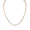 Dominique Cohen natural fancy diamond tennis necklace in mixed hues of amber to champagne with hints of green to white, in 18k rose gold<span class='visuallyhidden'>; shop help at 760-978-9297.</span>