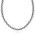Dominique Cohen elongated hexagon grande 42 carat tennis necklace, in 14k black gold<span class='visuallyhidden'>; shop help at 760-978-9297.</span>