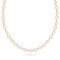 Dominique Cohen elongated hexagon grande 42 carat tennis necklace, in 14k rose gold<span class='visuallyhidden'>; shop help at 760-978-9297.</span>