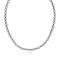 Dominique Cohen elongated hexagon petite tennis necklace in 18k black gold<span class='visuallyhidden'>; shop help at 760-978-9297.</span>