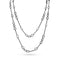 Dominique Cohen mixed specialty cuts diamond station necklace in 18k black gold<span class='visuallyhidden'>; shop help at 760-978-9297.</span>