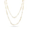 Dominique Cohen mixed specialty cuts diamond station necklace in 18k yellow gold<span class='visuallyhidden'>; shop help at 760-978-9297.</span>