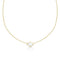 Dominique Cohen east-west elongated hex diamond choker, in 18k yellow gold<span class='visuallyhidden'>; shop help at 760-978-9297.</span>