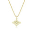 Dominique Cohen fancy green diamond 18k gold gratitude pendant necklace<span class='visuallyhidden'>; shop help at 760-978-9297.</span>
