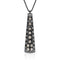 Dominique Cohen one-of-a-kind grey diamond, white diamond pendulum pendant necklace 18k black gold<span class='visuallyhidden'>; shop help at 760-978-9297.</span>