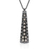 Dominique Cohen one-of-a-kind grey diamond, white diamond pendulum pendant necklace 18k black gold<span class='visuallyhidden'>; shop help at 760-978-9297.</span>