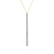 Dominique Cohen one-of-a-kind graduated cushion-cut-diamonds lariat pendant necklace in chic black + yellow golds<span class='visuallyhidden'>; shop help at 760-978-9297.</span>