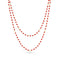 Dominique Cohen red coral delicate chain necklace, in 18k yellow gold <span class='visuallyhidden'>Call, text 323-404-2959 for shopping help.</span>
