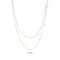 Dominique Cohen seed pearl + 18k yellow gold 42-inch delicate necklace, hand-made<span class='visuallyhidden'>; shop help at 760-978-9297.</span>
