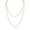 a textural long chain you will wear and wear, in solid 18k rose gold <span class='visuallyhidden'>Call, text 323-404-2959 for shopping help.</span>