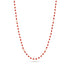Dominique Cohen red coral delicate chain necklace, in 18k rose gold <span class='visuallyhidden'>Call, text 323-404-2959 for shopping help.</span>