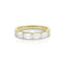 four diamond east-west bling ring,<br>emerald cut, in 18k yellow gold <span class='visuallyhidden'>Call, text 323-404-2959 if you need shopping assistance.</span>