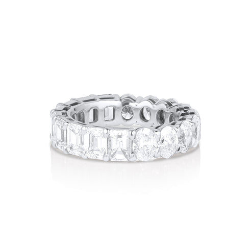 two rings in one! she’s have emerald cut diamonds, half oval cut – all sparkle <span class='visuallyhidden'>Call, text 323-404-2959 for shop help.</span>