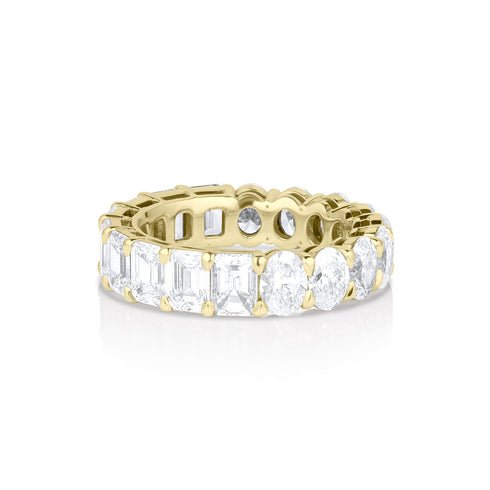 two rings in one! she’s half emerald cut diamonds, half oval – and all sparkle <span class='visuallyhidden'>Call, text 323-404-2959 for shop help.</span>