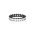 Dominique Cohen black gold carre diamond eternity band<span class='visuallyhidden'>; shop help at 760-978-9297.</span>
