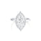 beautiful large marquise diamond ring with diamond halo, in 14k white gold<span class='visuallyhidden'>; 323-404-2959 for shop help.</span>