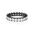 Dominique Cohen black gold carre-cut diamond eternity band<span class='visuallyhidden'>; shop help at 760-978-9297.</span>