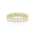 Dominique Cohen carre-cut diamond eternity band in yellow gold<span class='visuallyhidden'>; shop help at 760-978-9297.</span>
