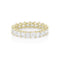 Carre cut diamonds eternity ring, 3.85 carats,<br>in 18k yellow gold<span class='visuallyhidden'>; shop help at 760-978-9297.</span>