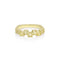 lemon yellow fancy diamonds stagger stack ring in 18k yellow gold by Dominique Cohen <span class='visuallyhidden'>Call, text 323-404-2959 for shop help.</span>