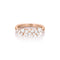 Dominique Cohen constellation diamond ring in white diamonds + rose gold<span class='visuallyhidden'>; shop help at 760-978-9297.</span>
