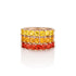 Dominique Cohen ombré orange sapphire euroshank ring set in 18k rose gold<span class='visuallyhidden'>; shop help at 760-978-9297.</span>
