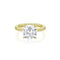 Dominique Cohen round 4-carat solitaire ring in 14k yellow gold<span class='visuallyhidden'>; shop help at 760-978-9297.</span>