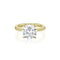Dominique Cohen round 4-carat solitaire ring in 14k yellow gold<span class='visuallyhidden'>; shop help at 760-978-9297.</span>