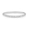 white diamond, 18k white gold delicate eternity ring <span class='visuallyhidden'>Call or text 323-404-2959 for shopping assistance</span>