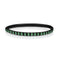 Dominique Cohen emerald delicate eternity ring in 18k black gold<span class='visuallyhidden'>; shop help at 760-978-9297.</span>