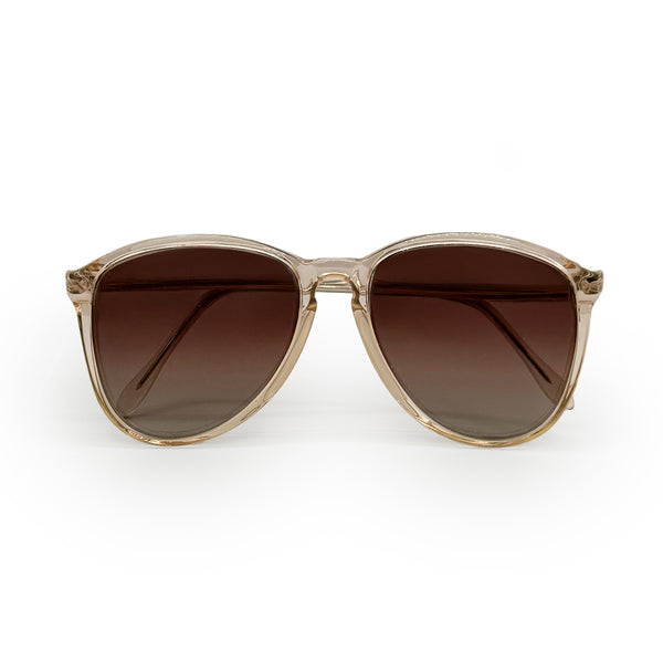 vintage Argos aviator sunglasses with icy beige frames kissed by Dominique Cohen with diamonds<span class='visuallyhidden'>; shop help at 760-978-9297.</span>