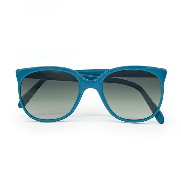 Vintage Argos sunglasses with peacock blue frames<span class='visuallyhidden'>; shop help at 760-978-9297.</span>