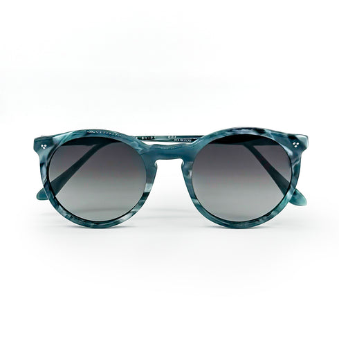 vintage Bourgeois keyhole bridge round sunglasses with diamond accents<span class='visuallyhidden'>; shop help at 760-978-9297.</span>