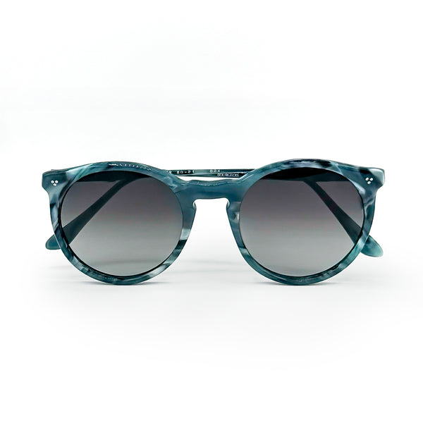 vintage Bourgeois keyhole bridge round sunglasses with diamond accents<span class='visuallyhidden'>; shop help at 760-978-9297.</span>