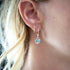white diamond sis + our sparkle earring in aquamarine<span class='visuallyhidden'>; shop help at 760-978-9297.</span>