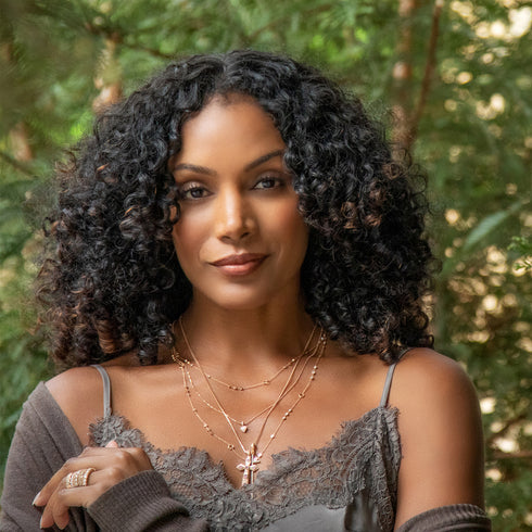 go for a champagne diamond take on<br>shop the look > heart and soul <span class='visuallyhidden'>Call, text 323-404-2959 for shopping assistance</span>