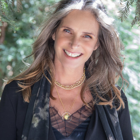 beautifully textural stacked with our timepiece chain<br>here worn at choker length<br>shop the look > feeling golden <span class='visuallyhidden'>Call, text 323-404-2959 for shopping assistance.</span>