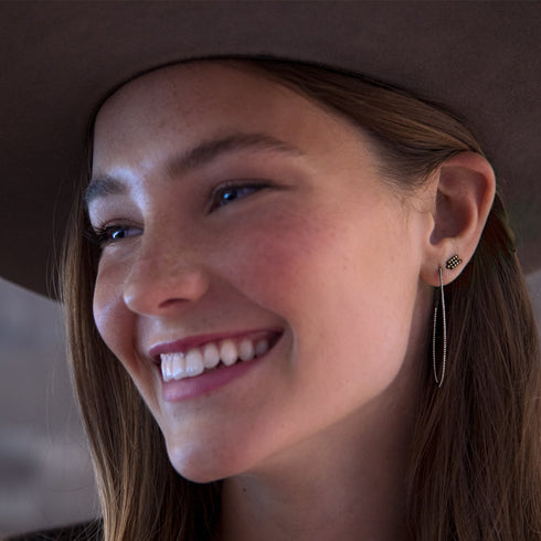 with our two-inch oblong Carrie hoops<br>shop the look > twilight <span class='visuallyhidden'>Call or text 323-404-2959 if you need shopping assistance.</span>