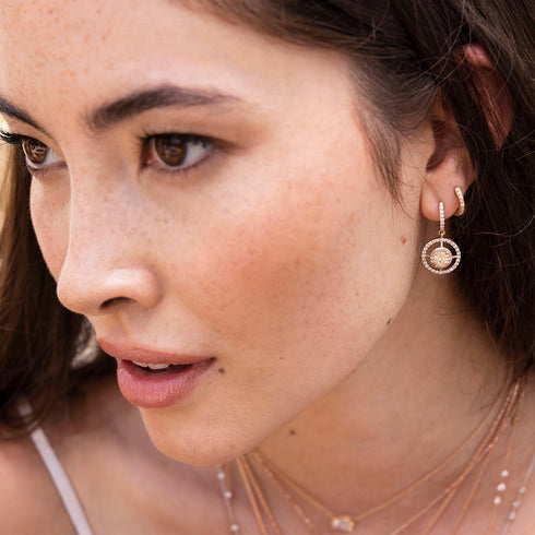 earring sis, up close<br>shop the look > pink moscato <span class='visuallyhidden'>Call, text 323-404-2959 for shopping assistance</span>