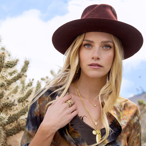 a perfect alternate earring for<br>shop the look > gold mine, all mine <span class='visuallyhidden'>Text, call 323-404-2959 for shopping help.</span>