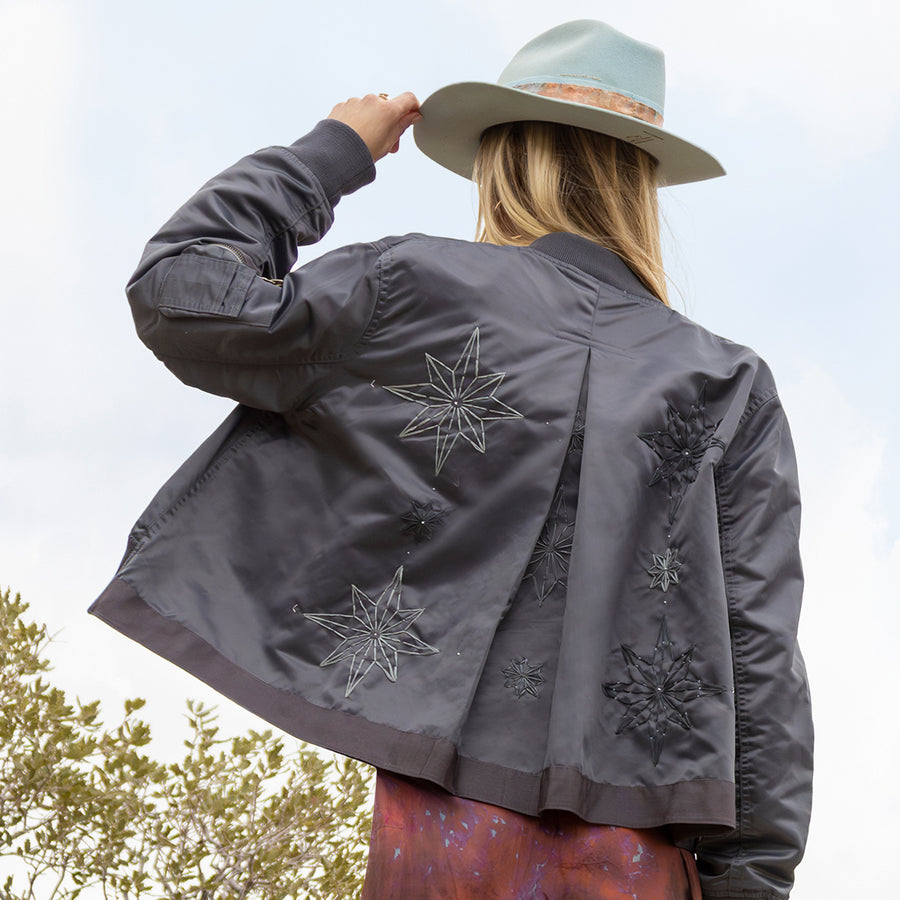 sister slate,<br>with northstar-inspired embroidery up-styling option <span class='visuallyhidden'>Call or text 323-404-2959 if needing shopping assistance</span>