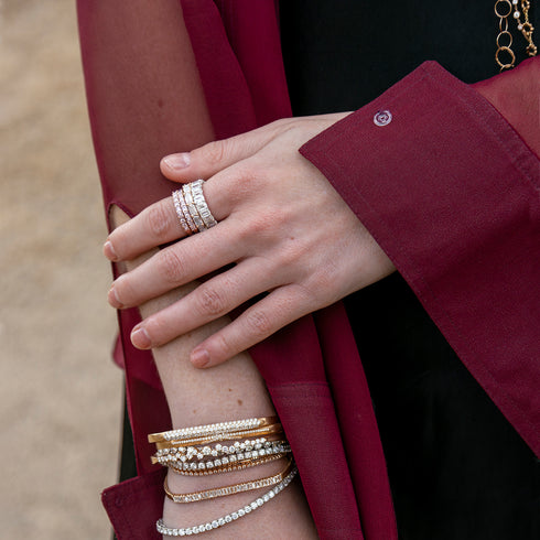 wardrobe with our sister constellation bangle<br>shop the look > mineral spirit<span class='visuallyhidden'>; shop help at 760-978-9297.</span>