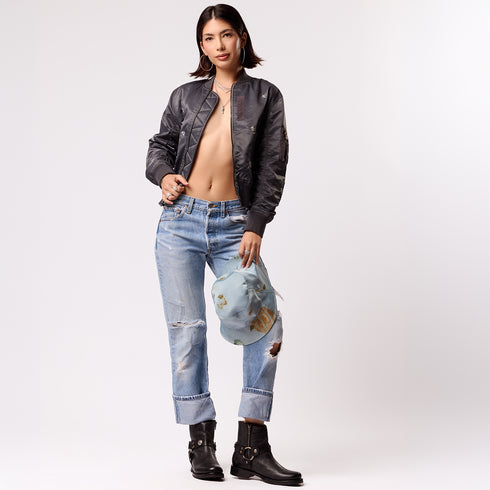 in indigo<br>shop the look > knockout neutrals TKO (light stack)<span class='visuallyhidden'>; shop help at 760-978-9297.</span>