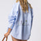 one of a kind hand-embroidered overshirt in wildflowers theme<span class='visuallyhidden'>; shopping help at 323-404-2959.</span>