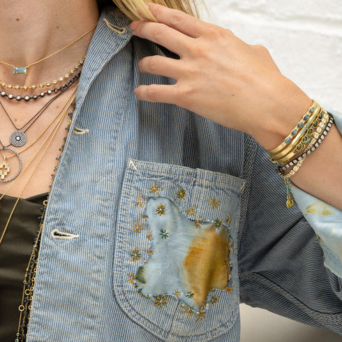 shop the look > peninsula, up close<br>in 7ct (yellow gold) and delicate (black gold) weights<span class='visuallyhidden'>; shop help at 760-978-9297.</span>