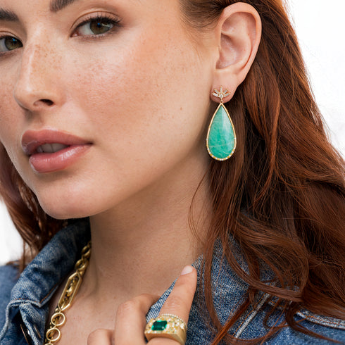 earring sis (with emerald ring online soon)<br>coming this summer to shop the look<span class='visuallyhidden'>; shop help at 760-978-9297.</span>
