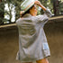 Dominique Cohen vintage denim chore jacket, gorgeously up-styled (by us!)<span class='visuallyhidden'>; shop help at 760-978-9297.</span>